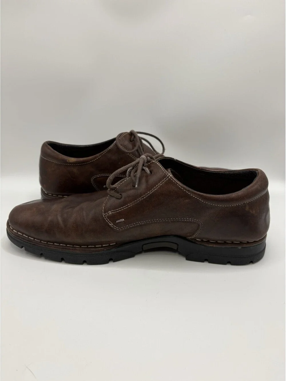 Cole Haan NikeAir Oxford Brown Leather Men's Shoes Size 10.5 M